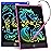 TECJOE 2 Pack LCD Writing Tablet, 8.5 Inch Colorful Doodle Board Drawing Tablet for Kids, Kids Travel Games Activity Learning Toys Birthday Gifts for 3 4 5 6 Year Old Boys and Girls Toddlers