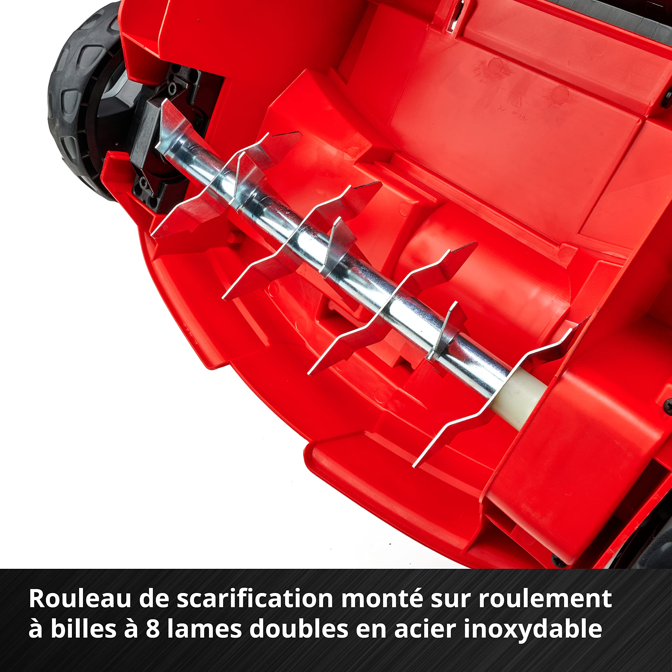 Einhell Scarificateur sans fil GC-SC 36/31 Li-Solo Power X-Change (lithium-ion, outil combiné 3 en 1, moteur en série, rouleau de scarification sur roulement à billes, sans batterie et sans chargeur)