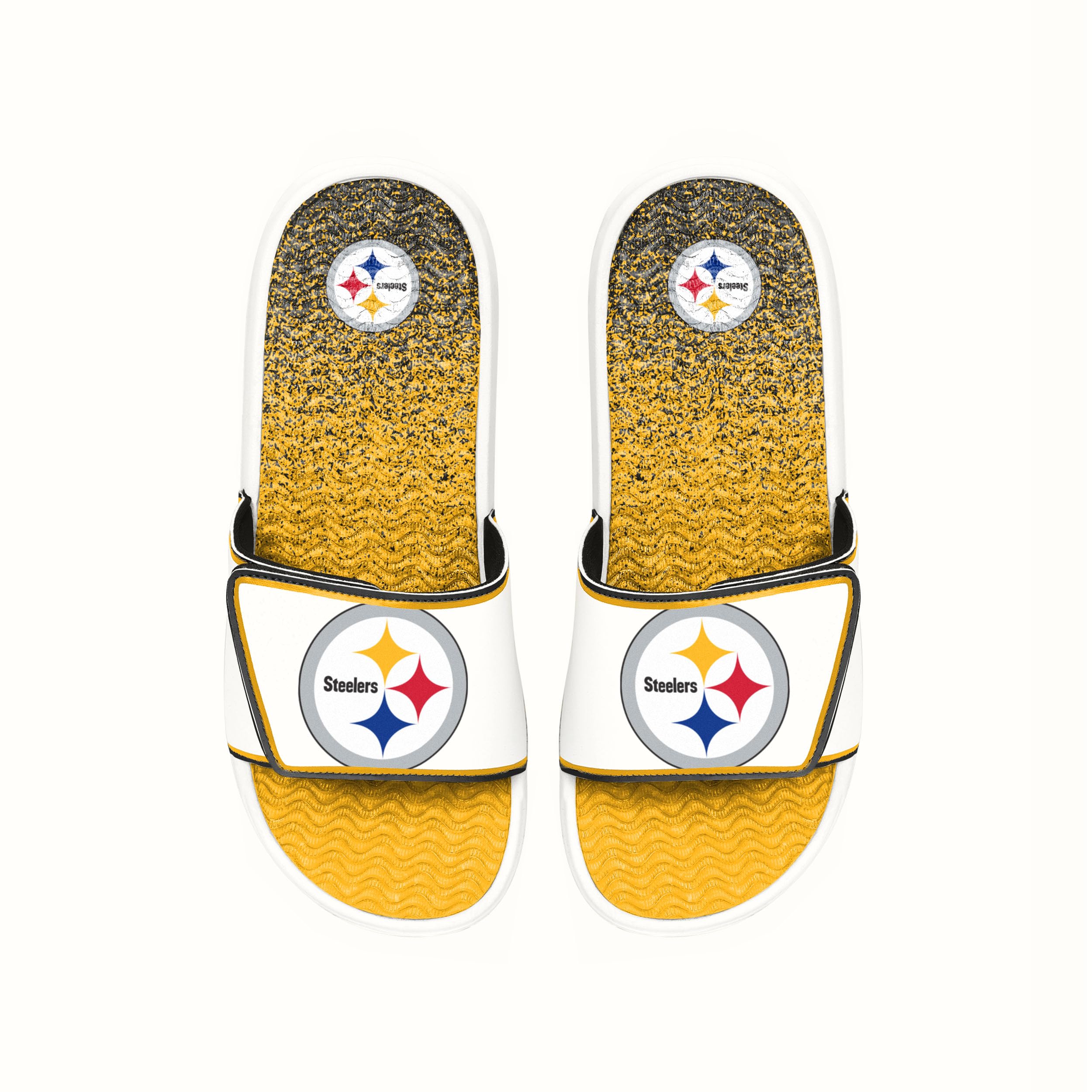 FOCO mens Nfl Primary Team Logo Gradient Gel Slide Sandals