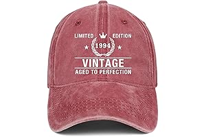 Vintage 30th Birthday Gifts with Hat for Men and Women