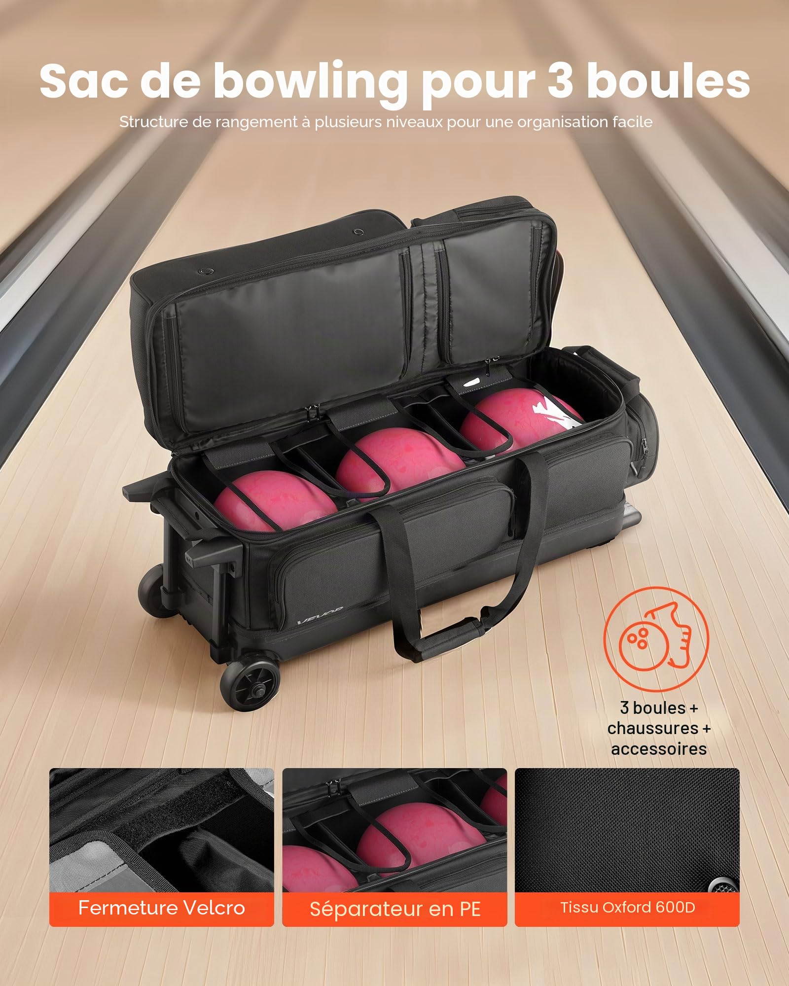 VEVOR Sac de Bowling à