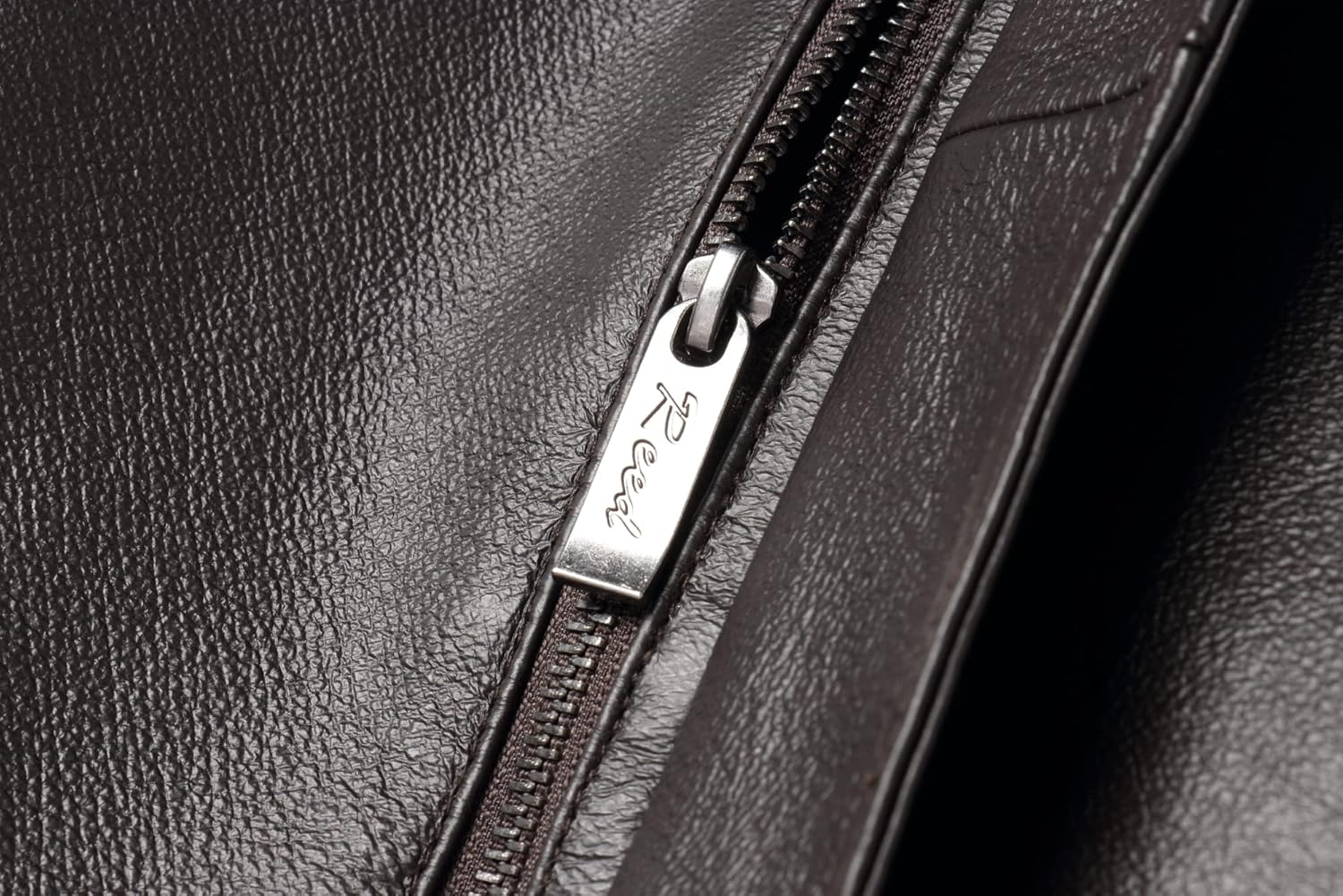 REED Men’s Luxury Leather Bomber Jacket – Genuine Leather American Style with Broad Shoulder Fit - Image 8