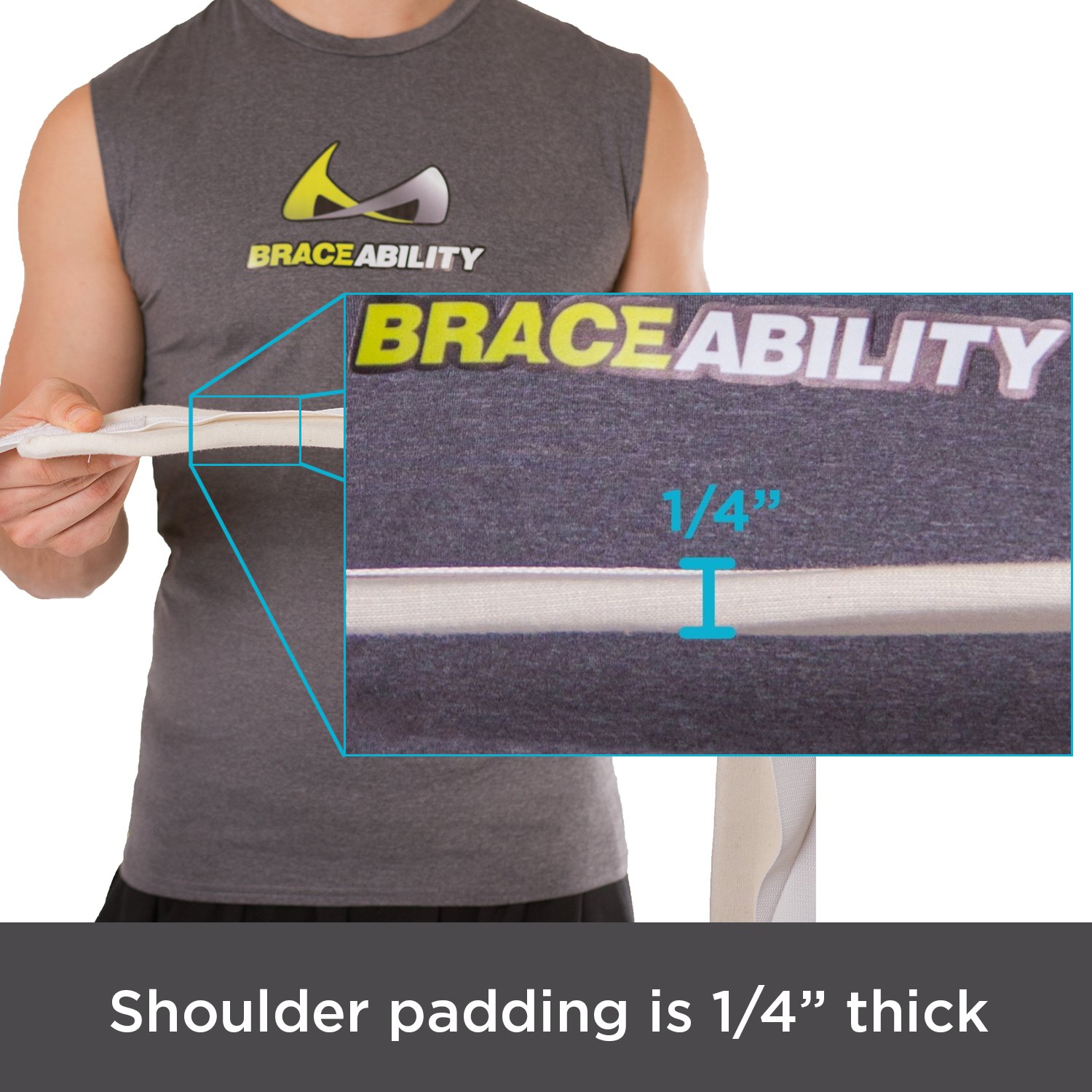 BraceAbility Figure 8 Clavicle Brace & Posture Corrector | Broken Collarbone Sling for Injuries & Fractures, Shoulder Support Strap for Upper Back Straightening (Large)