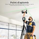 CIGMAN Green Laser Level, 3x360° Self Leveling, Pulse Mode for Construction - 8