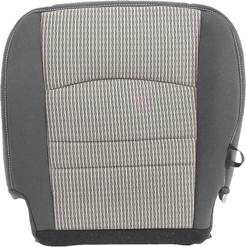Miniatura 3 de GXARTS Funda de Asiento de Tela de Repuesto para la Parte Inferior del Lado del Conductor, Color Gris, Compatible con Dodge Ram 1500 2500 3500 4500
