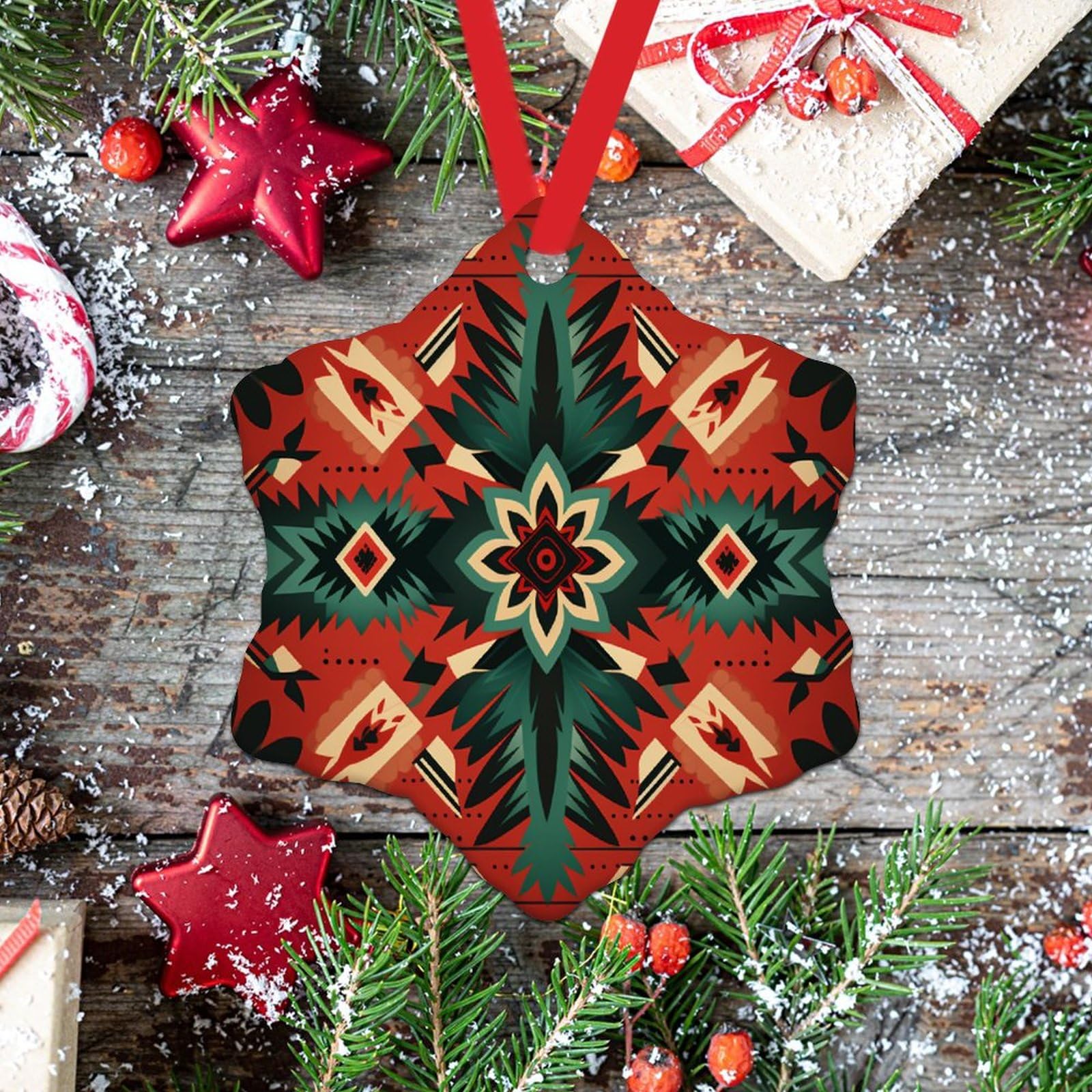 Amazon.com: WoGuangis Geometric Kilim Moroccan Christmas Tree