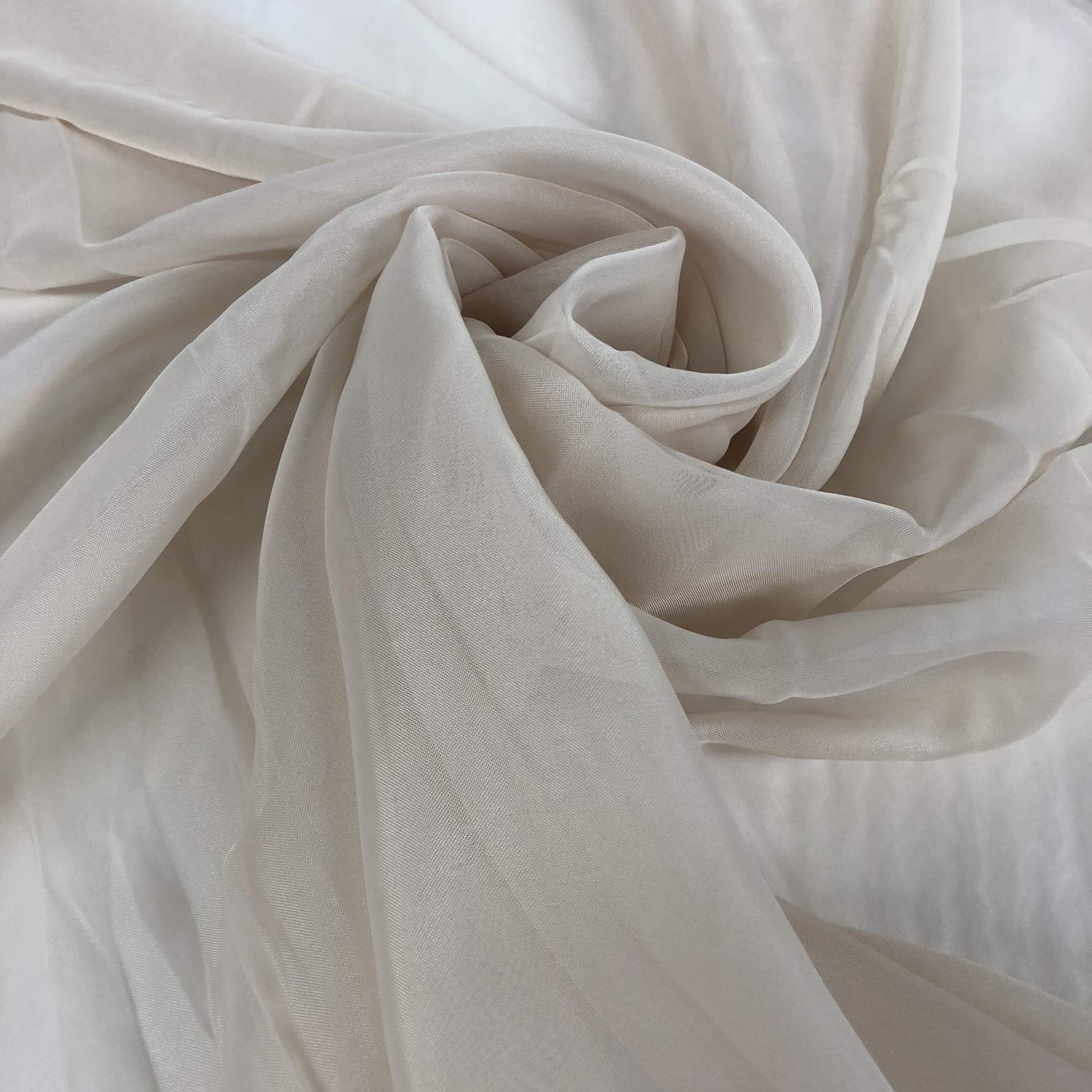 Megachest Wedding Voile Fabric 58 Inches Wide DIY Material (Mink, 10 Meters Long) โ image 1