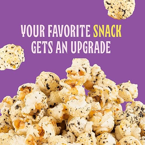 Miniatura 5 de Tochi Snacks gourmet de palomitas de maíz, sabor a sésamo negro, con granos grandes de palomitas de maíz, bolas de palomitas de maíz, sin gluten,