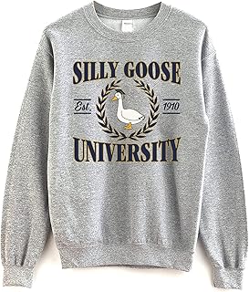 Silly Goo.se University Sweatshirt - Goose University Shirt, Goose Sweater, Goose Clothes, Funny Goose