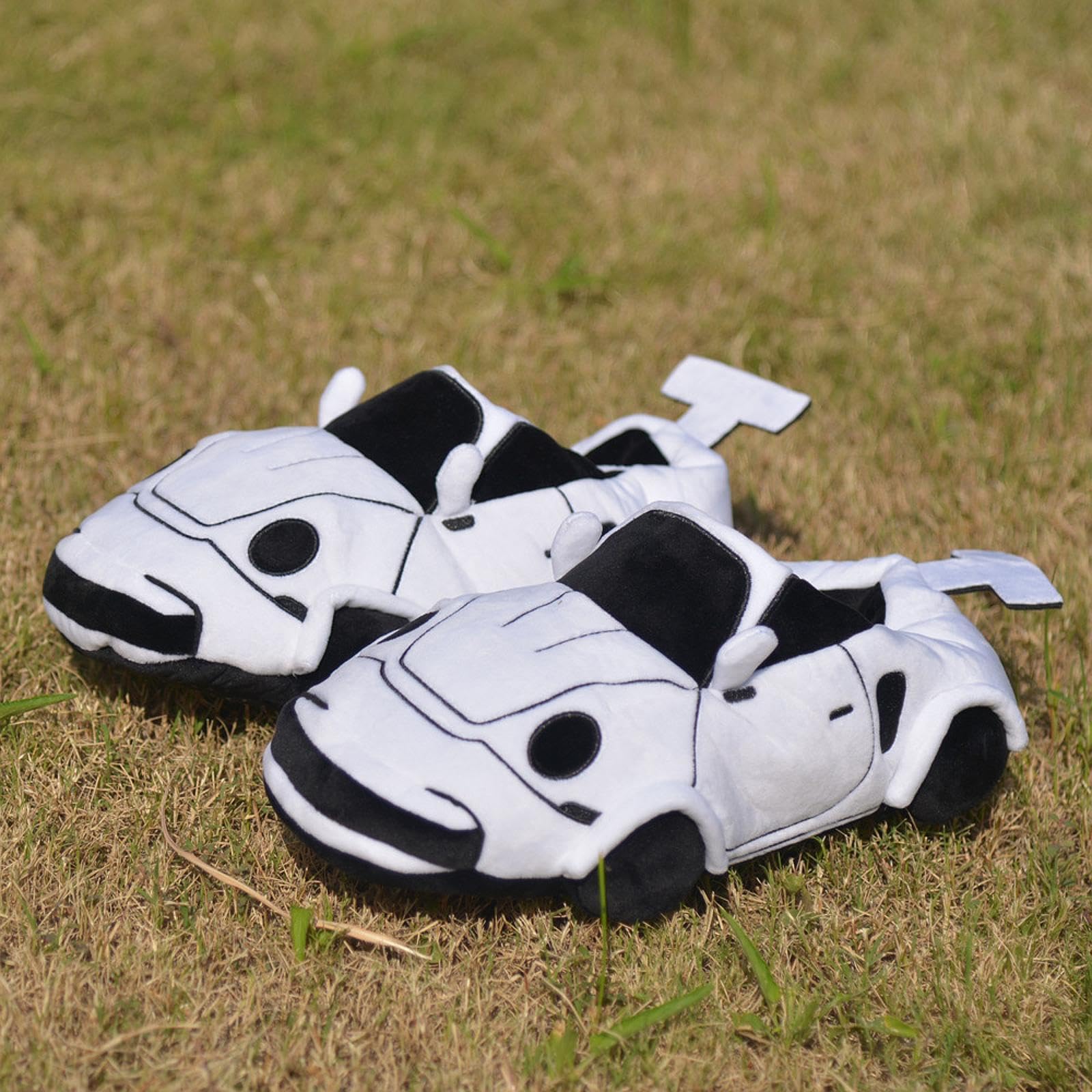 predolo Pantuflas Familiares con Forma de Coche para Uso en Interiores, Regalos Navideños