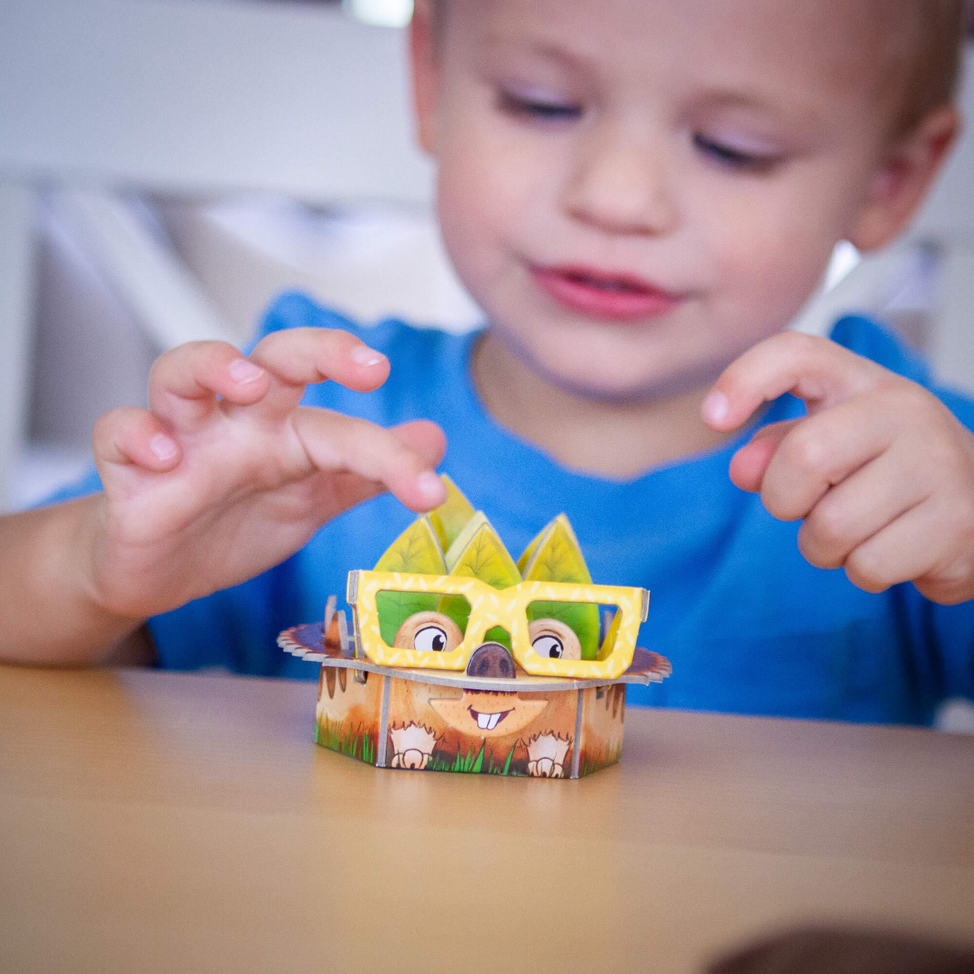 HABA 305588 Hedgehog Haberdash Color Matching Memory Game for Ages 3+ English version (Made in Germany)