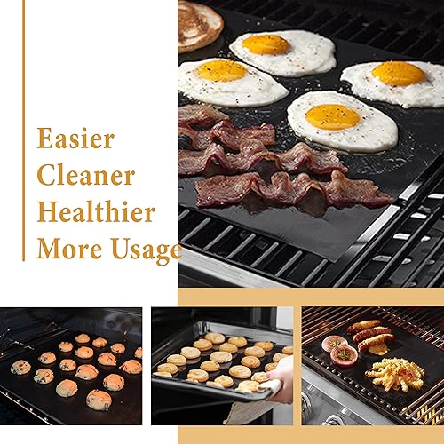 Miniatura 5 de Revestimientos para horno para la parte inferior del horno, grande, grueso, resistente, 100% antiadherente, reutilizable, tapete de horno de teflón