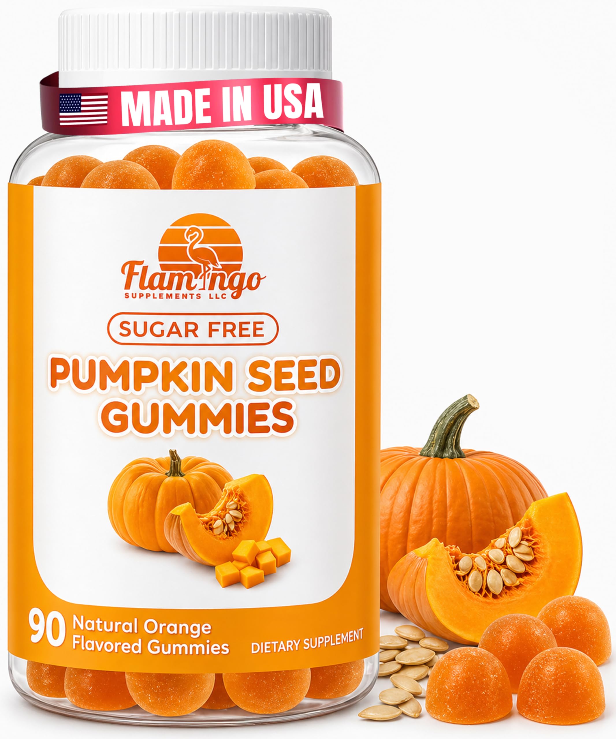 Flamingo Pumpkin Seed Oil Gummies
