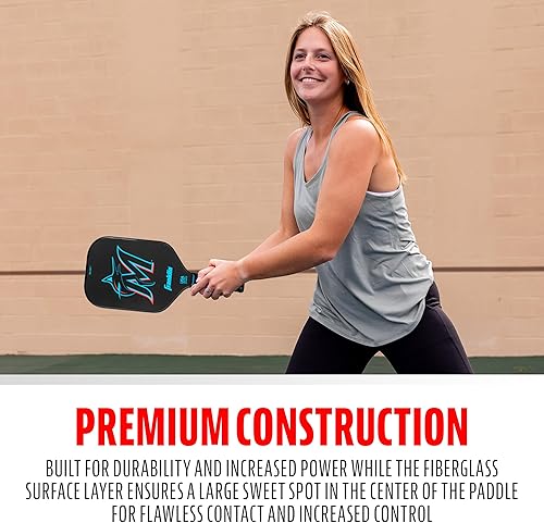 Miniatura 5 de Franklin Sports Palas de pickleball del equipo de la MLB  Palas de pickleball oficiales del equipo de la MLB  Palas de pickleball aprobadas por USAP