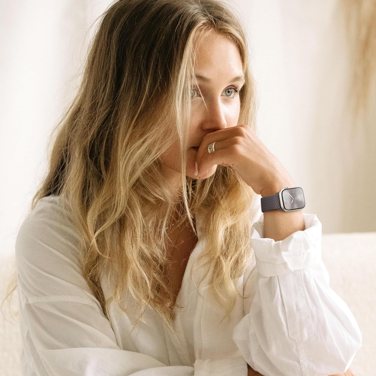 Braided Stretchy Bands with Magnetic Clasp Compatible for Apple Watch Band 38mm 40mm 41mm 42mm 44mm 45mm 46mm 49mm Women Men, Nylon Sport Solo Loop for iWatch Series 11 10 9 8 7 6 5 4 3 Ultra 3 2 1 SE - Image 6