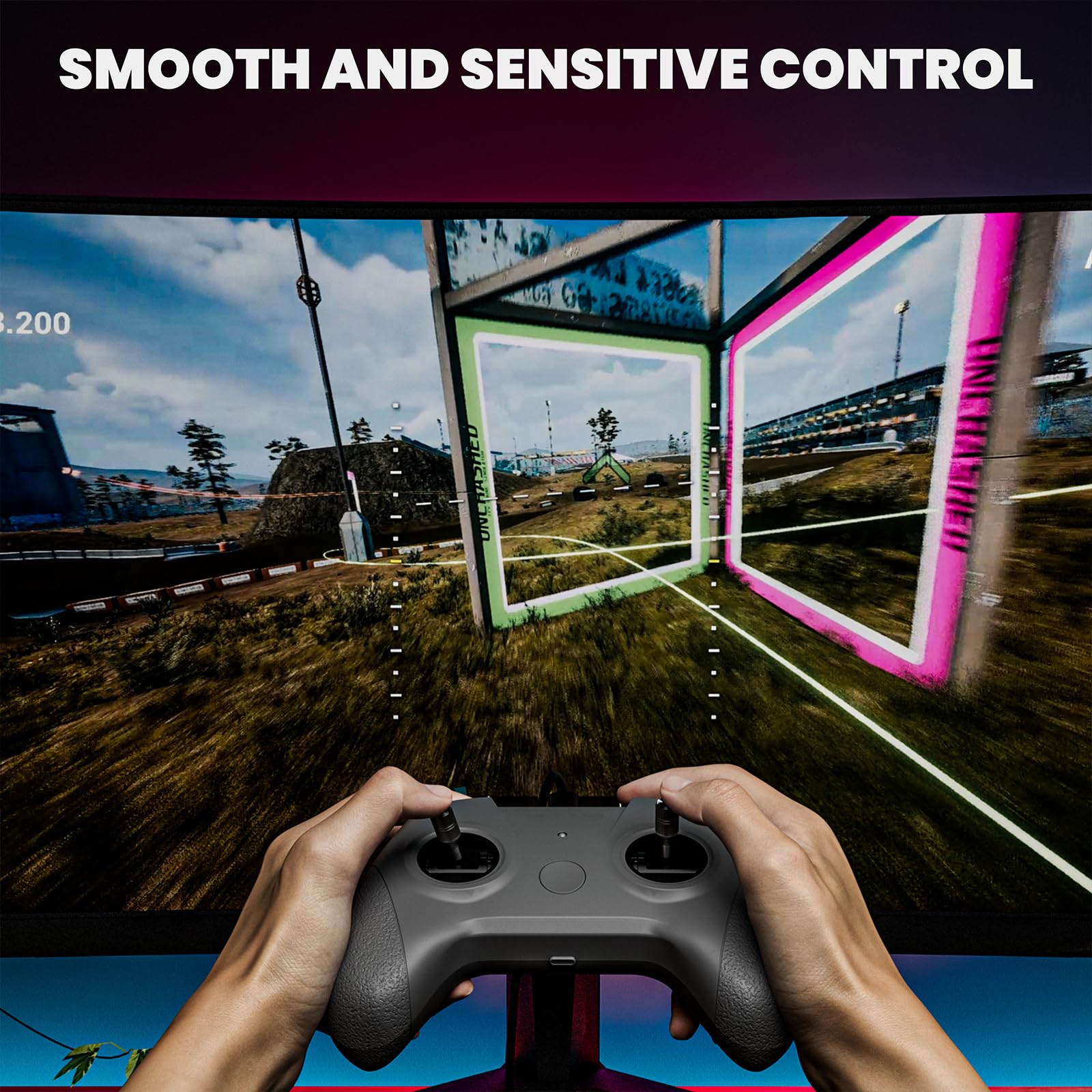 S8 Pro RC Simulateur de vol Télécommande 8 canaux FPV Drone Contrôleur de jeu pour PhoenixRC/Realflight/FreeRider/DJI Virtual Flight, Type-C vers Type-C/OTG, expérience d'entraînement pilote débutant