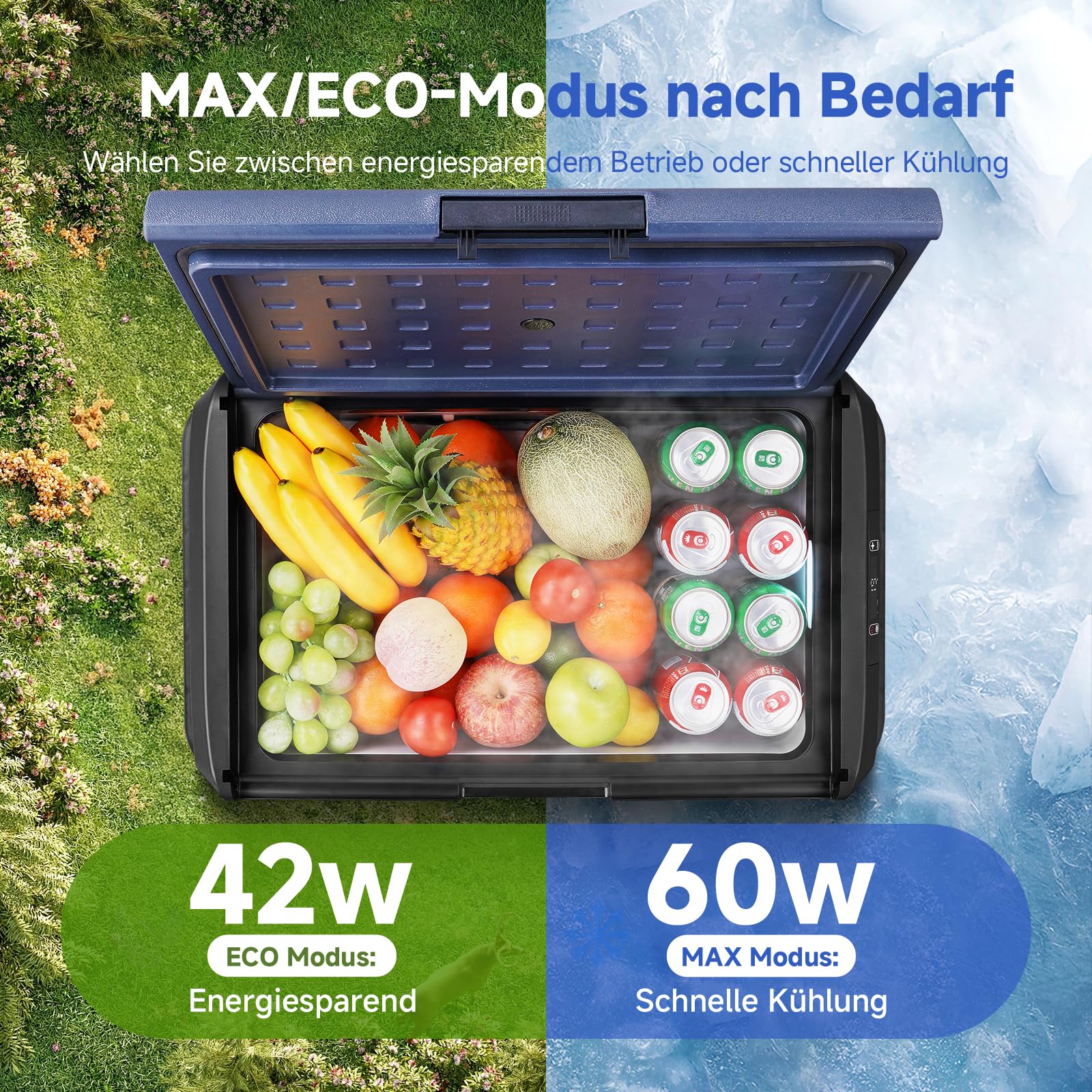 Aaobosi Kompressor Kühlbox IPX4 Wasserdicht 50L – Bild 7