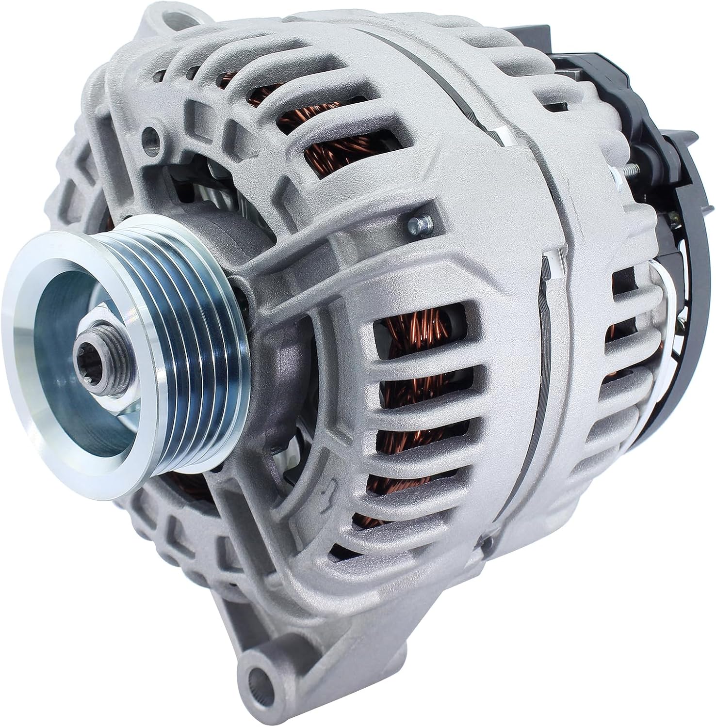 Alternator Replacement New for 06-11 Chevrolet Impala 3.5 3.9L, 06-07 Monte Carlo 3.5L, 06 Monte Carlo 3.9L, 10335497 20757889 20911162 400-24062 ABO0241 90-15-6502 11185N