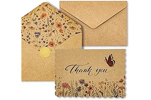 AZAZA Floral Thank You Cards: A Touch of Nature to Express Gratitude