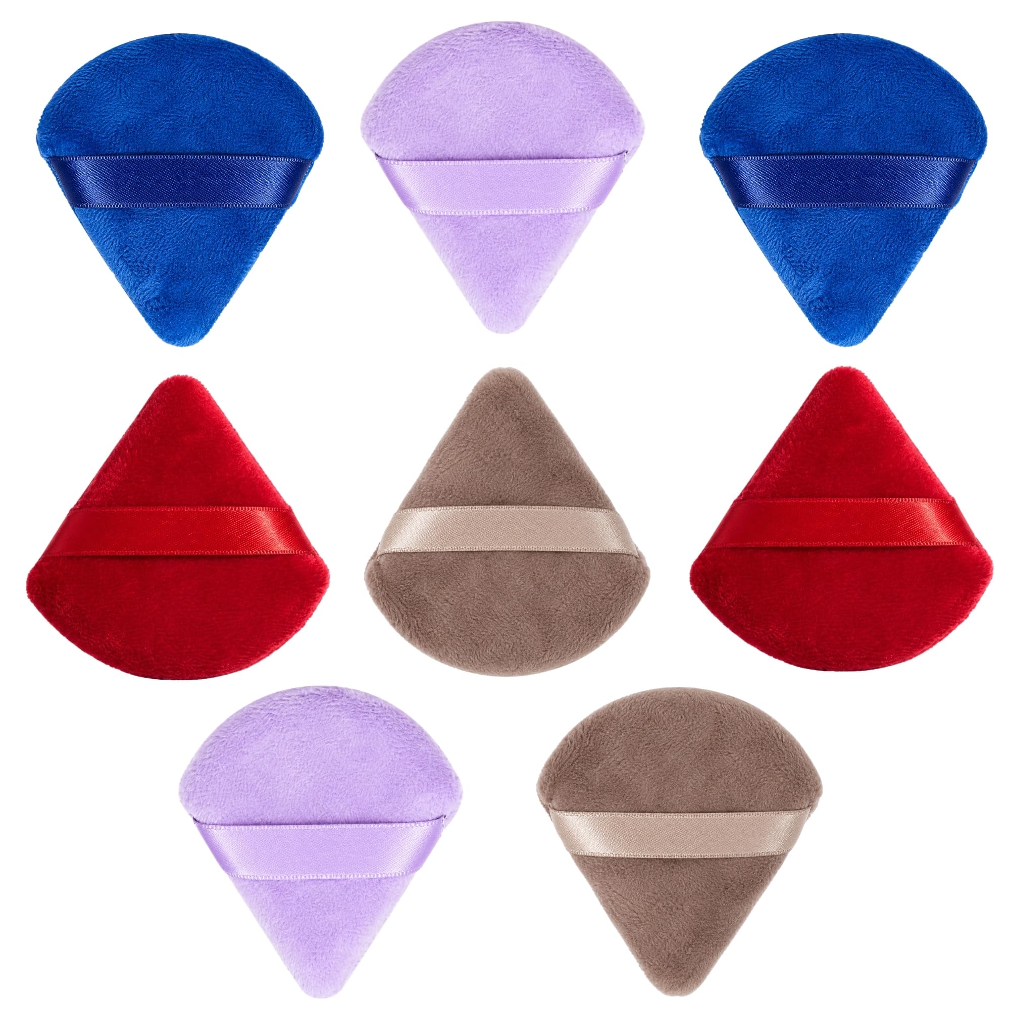 8 Makeup Powder Puff for Women, Mini Finger Sponge Puff Perfect for Compact Powder Makeup, Foundation & Concealer for Women-image-49