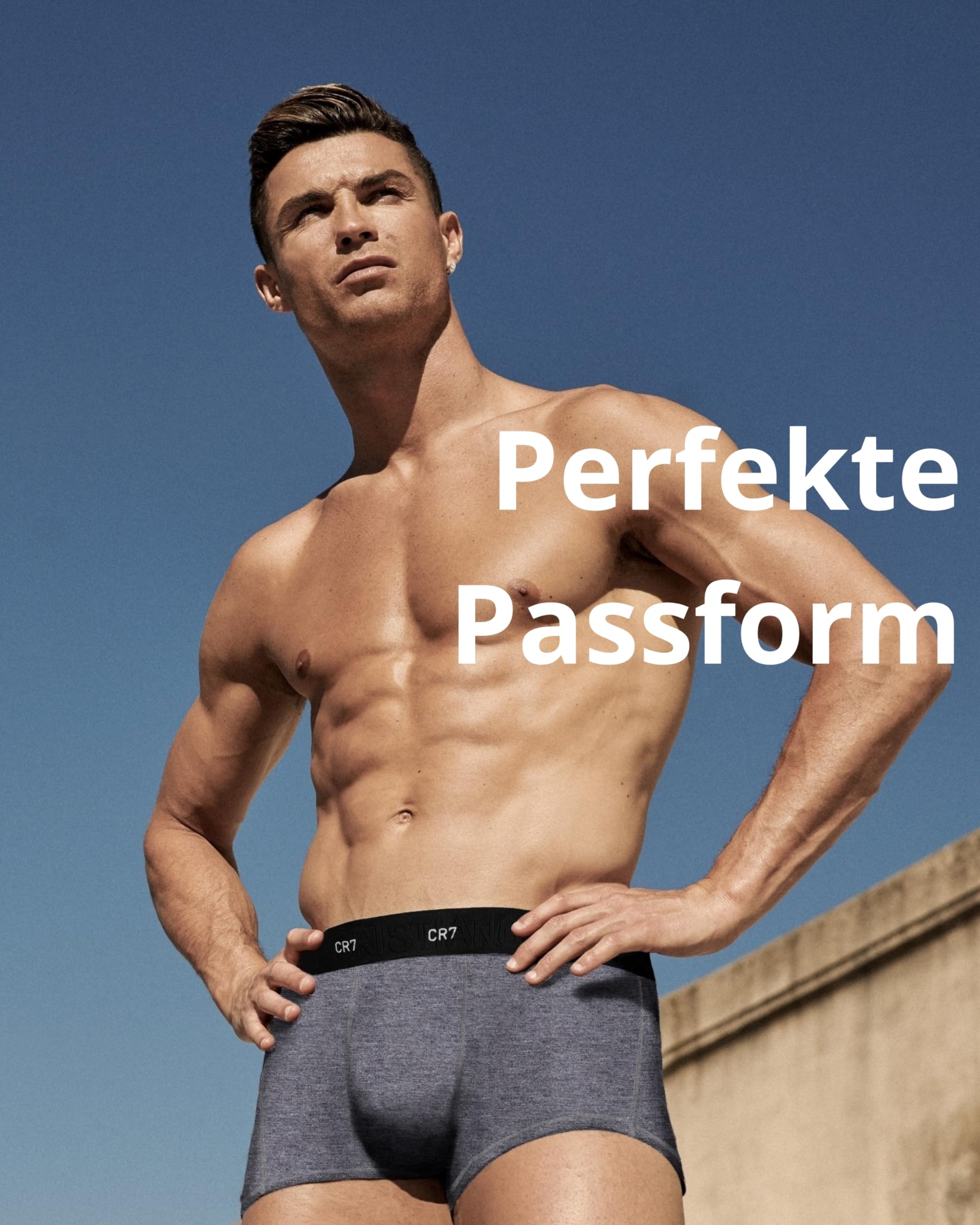 CR7 Boxershorts Herren Baumwolle (8er Pack) Unterhosen Herren von Cristiano Ronaldo
