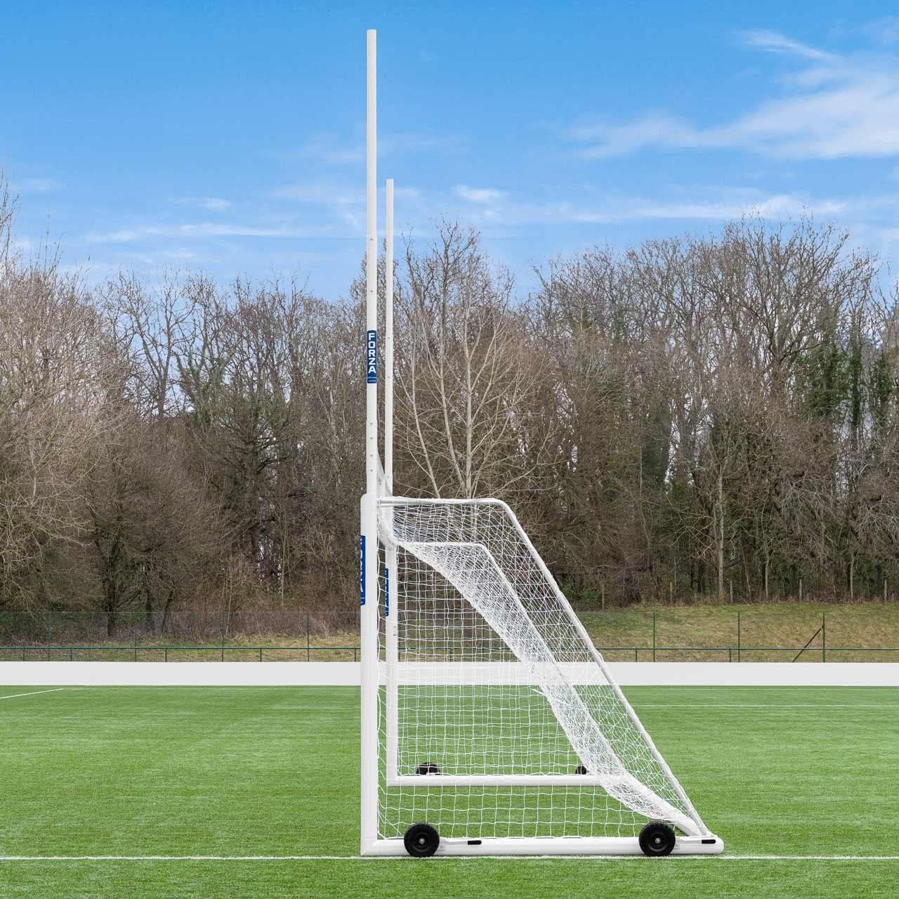 FORZA Alu110 Ultimate Aluminum Combi Goals for Football & Soccer | Freestanding or Socketed 2-in-1 Goal Posts