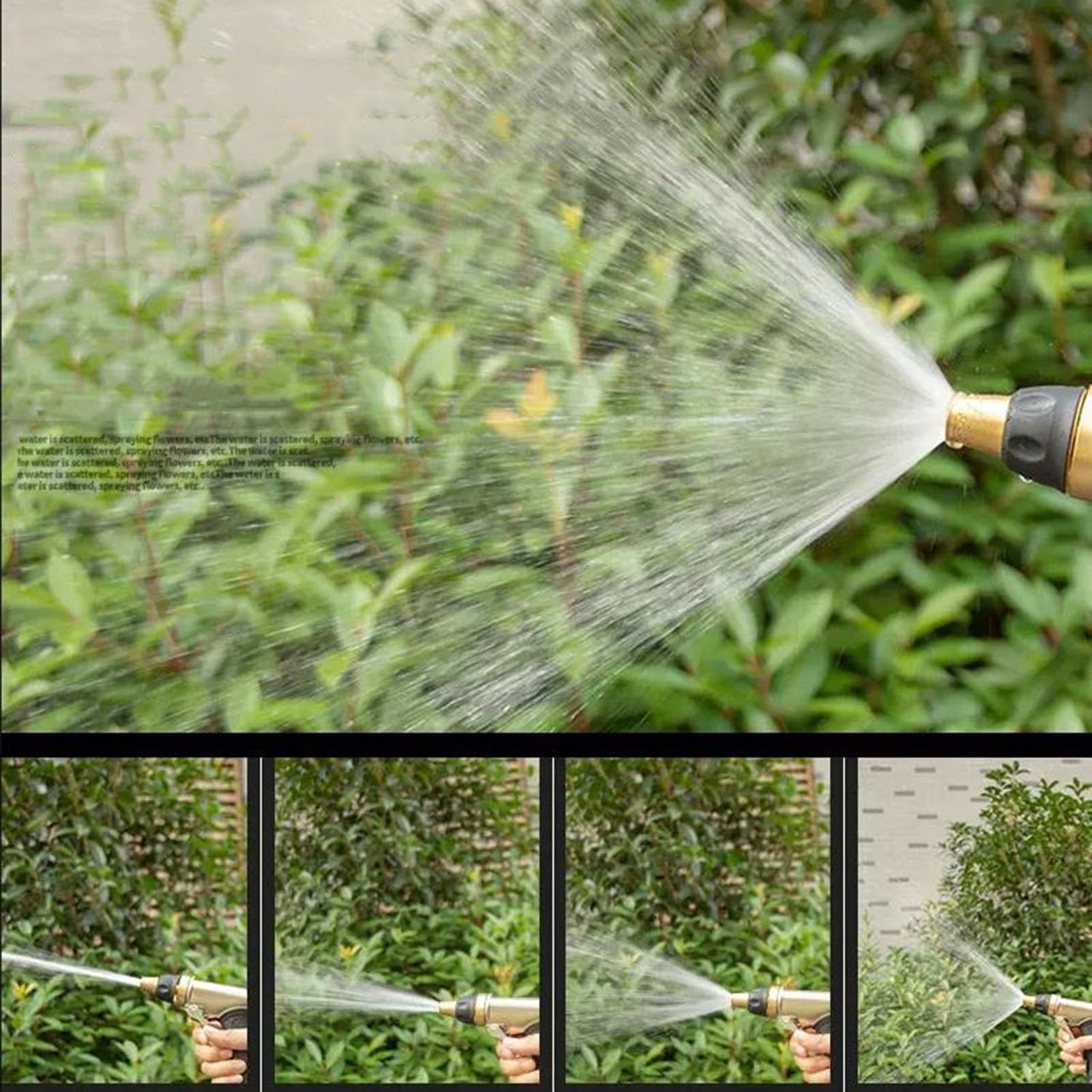 Tubo Flessibile da Giardino, Antipiega, 3 Strati, più Spessi, rinforzati, antideflagranti, Tubi dell'Acqua, connettore per Tubo Flessibile per irrigazione Standard (40 m)