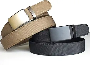 IBYADO Gun Belt, EDC Belt, Sturdy Concealed Carry Belt with ratchet buckle Reinforced Nylon Tactical Gun Belt