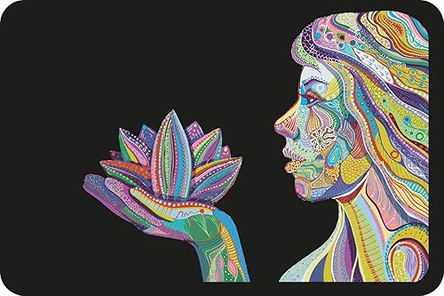 Embrace el bloque Colorful Mujer Bloque de yoga (Negro)