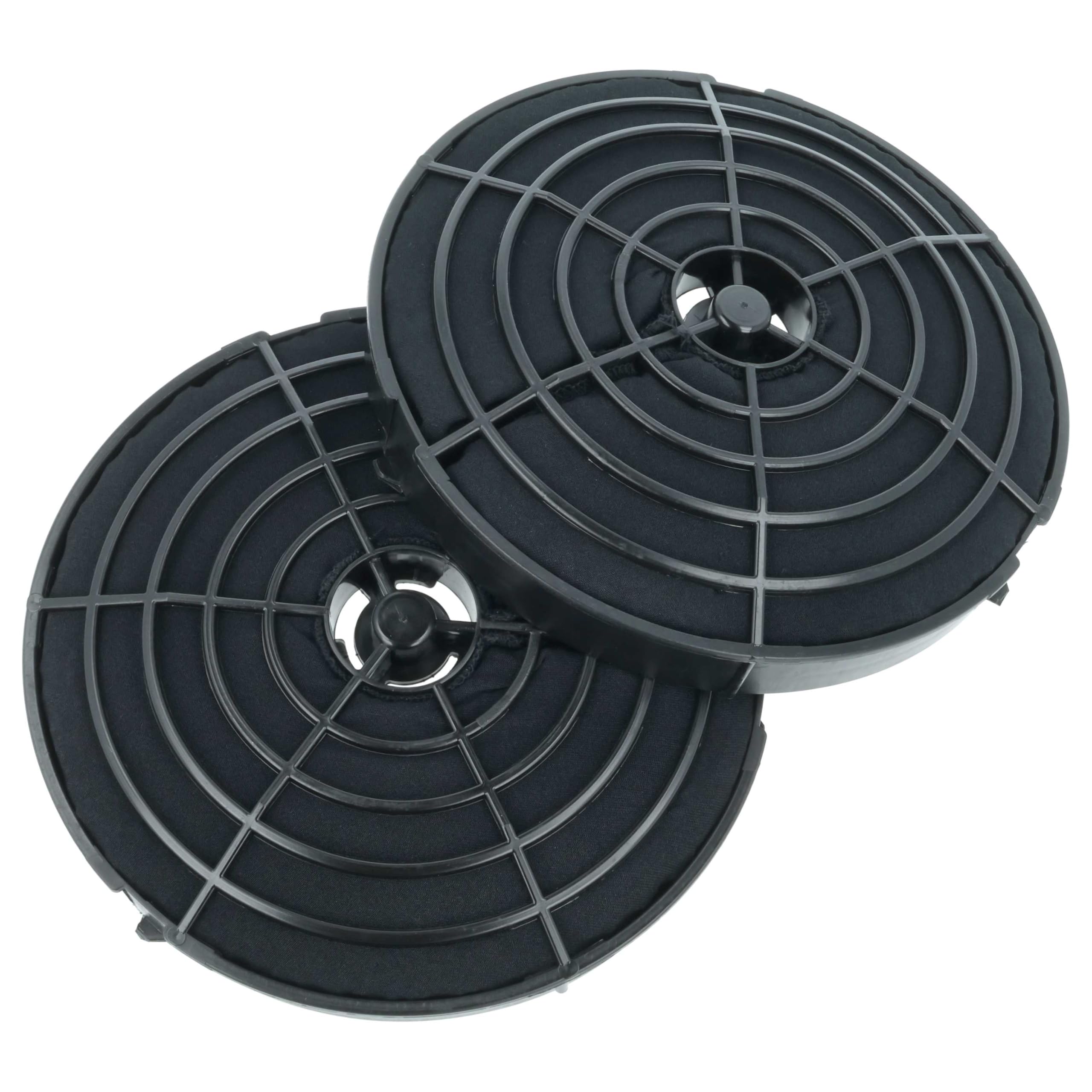 Vhbw Black 2X Activated Carbon Filter Replacement For Ikea 704.019.52, Nyttig Fil 440 For Extractor Hood - 17.8 Cm