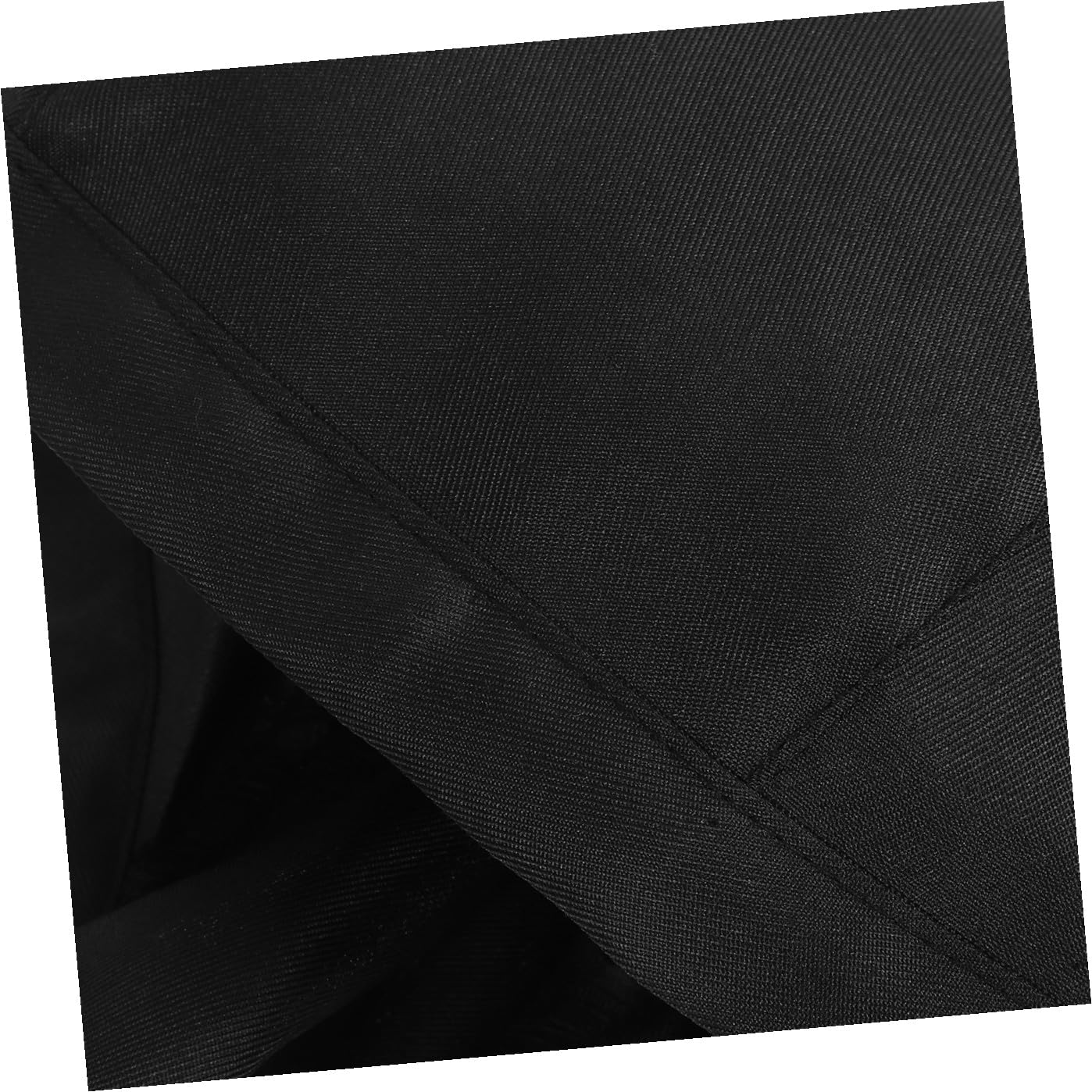 Didiseaon Gorra de Cocina Ajustable para Cocineros y Personal de Servicio, 3 Piezas Negras de Tela Transpirable, Diseño Simple y Cómodo para Trabajo Diario y Barbacoa