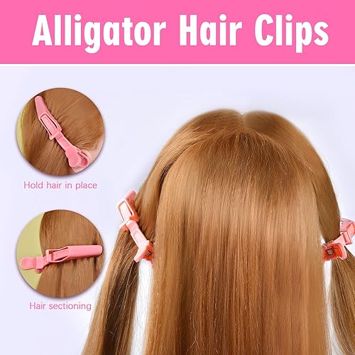 Miniatura 5 de IKOCO Juego de ligas para el cabello, 1505 bandas elásticas coloridas para el cabello con herramientas para el cabello Topsy Tail, peine de cola de