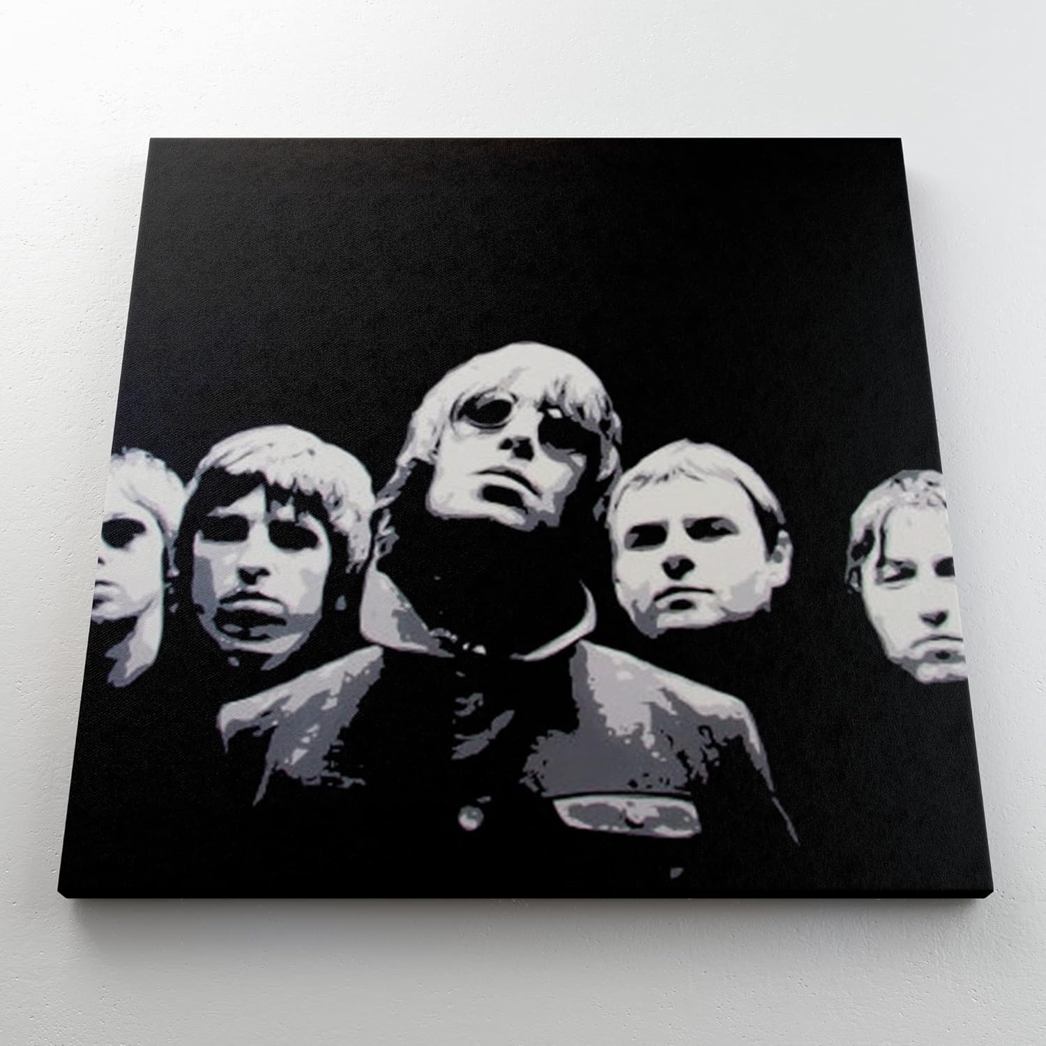 English Rock Band Art, Oasis Rock Music Canvas Art, Liam