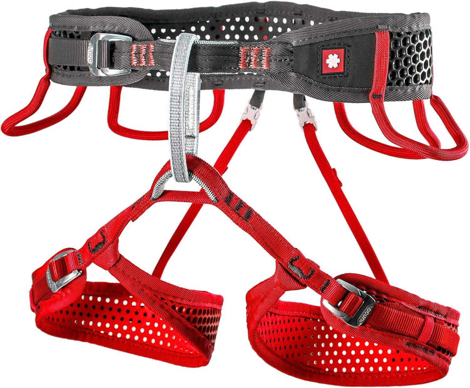 Ocun Women’s Webee Lady Rock Climbing Harness, 4 Gear Loop Safety Harness for Indoor, Big Wall, Trad & Alpine Climbs