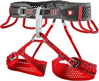 Ocun Womens Webee Lady Rock Climbing Harness, 4 Gear Loop Safety Harness for Indoor, Big Wall, Trad & Alpine Climbs