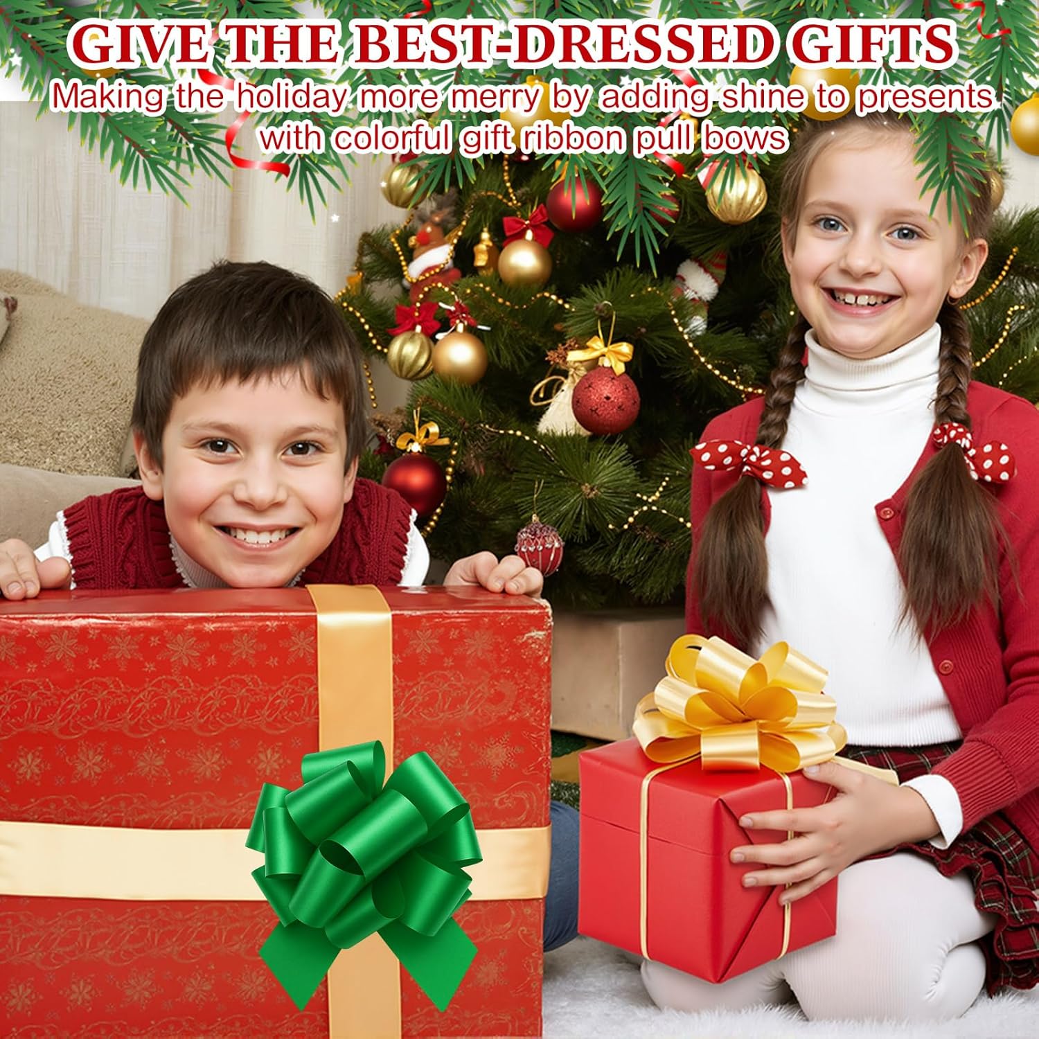 WILLBOND 60 Pieces 5 Inch Pull Bows Bulk for Wrapping Gift Large Bow with Ribbon Assorted Bows Pull String for Easter Basket Party Present, Birthday, Wreath, Gift Basket(Colorful) - Image 7