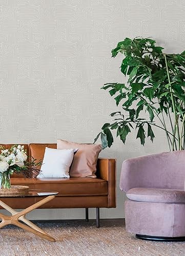 Miniatura 3 de RoomMates Emily Rayna Taupe Pathways - Papel tapiz autoadhesivo