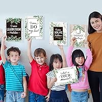 Vista 7 de Pajean 13 pósteres de mentalidad de crecimiento, decoración de tablón de anuncios, decoración de eucalipto simplemente bohemio, póster motivacional