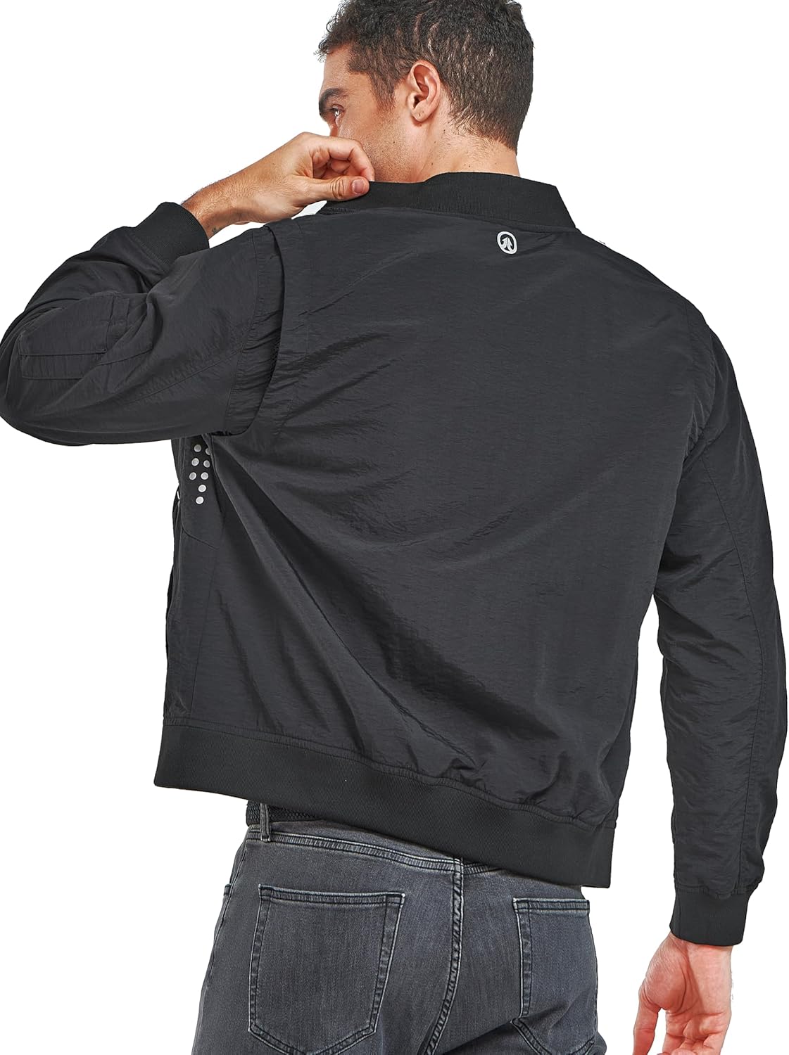 NORTHYARD Men's Bomber Jacket Lightweight Casual Windbreaker Zip Up Fashion Windproof Coat Spring Fall - Image 2