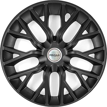 PRIGAN? Premium Quality, Matte Black 12 Inch Wheel Cover (Available in 12,13,14,15 Inch)