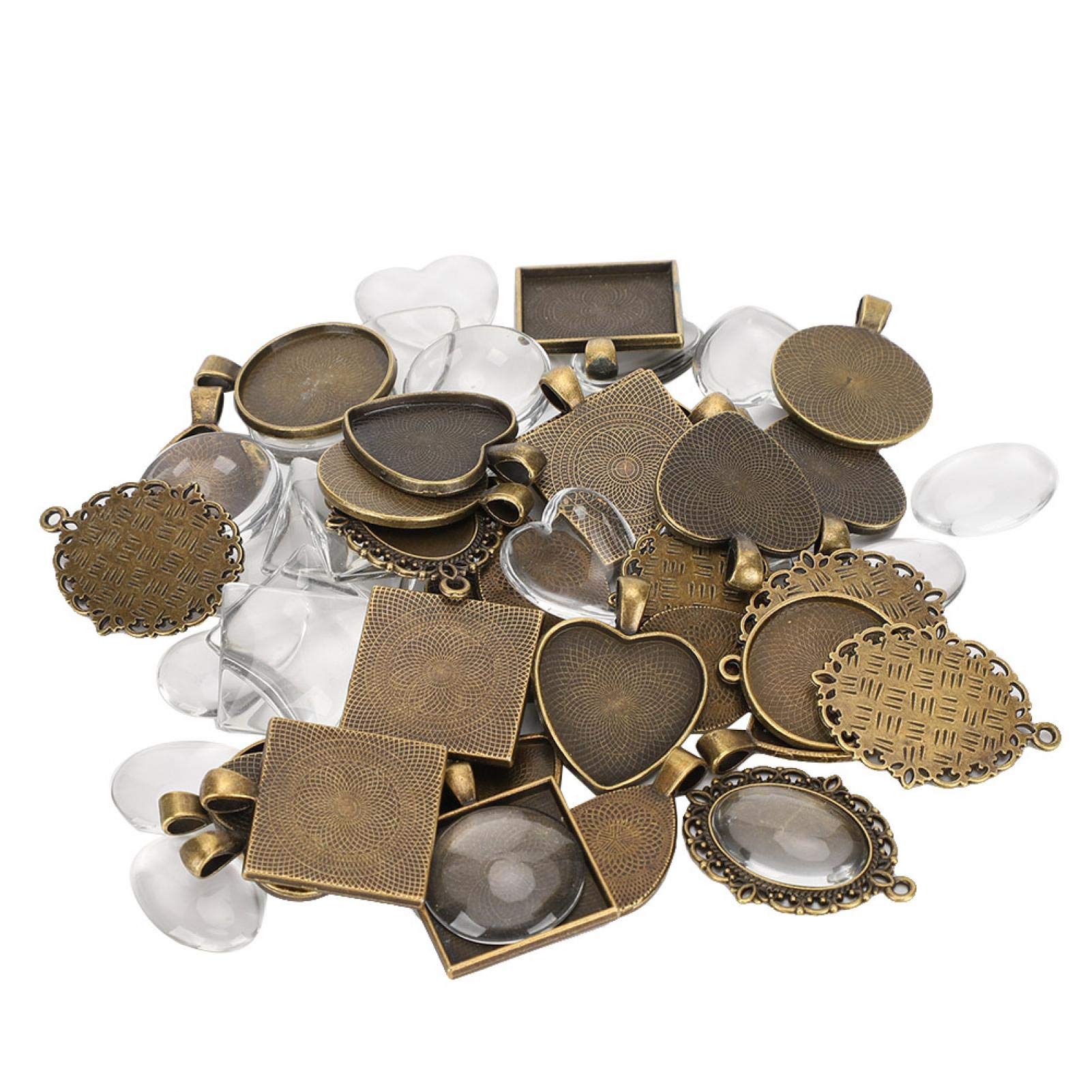 Kit di forniture per gioielli fai da te, 6971 pezzi con cristalli irregolari, perline
