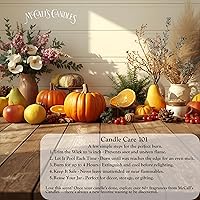 Vista 5 de McCall’s Candles Vanilla Bourbon Vela perfumada de 26 onzas Hecha en EE. UU. Frasco rústico vintage con asa de transporte Fragancia cálida