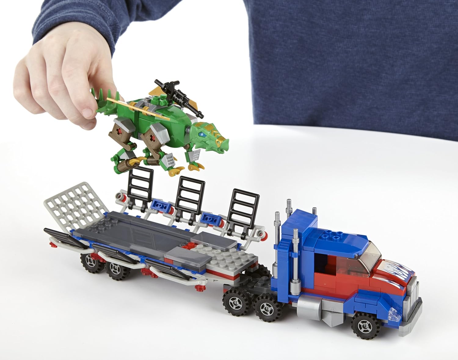 Kre-o Transformer Optimus Prime Dino Hauler