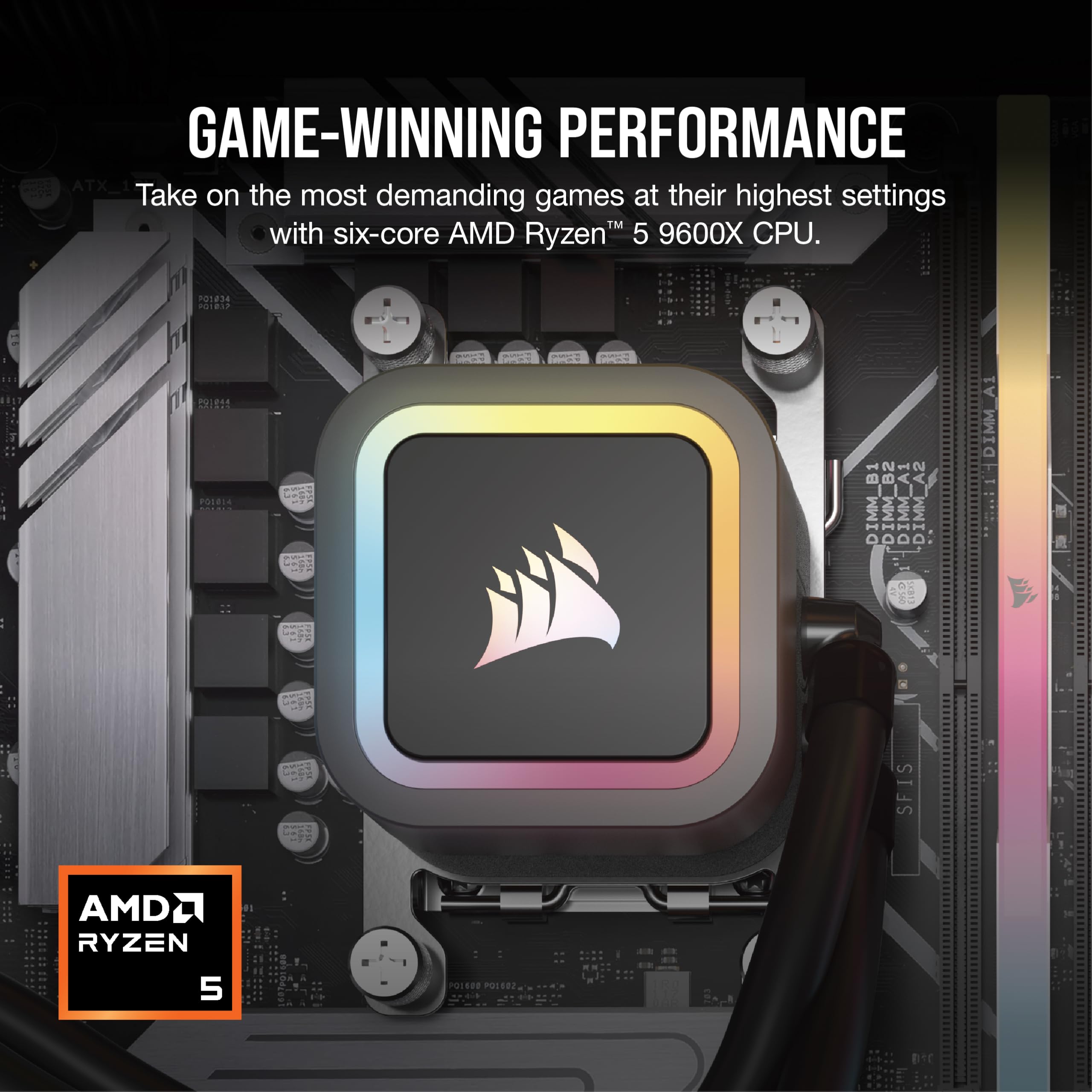 CORSAIR メモリ ＋ Ryzen 7 7700x CPU Amazon.com: Corsair Vengeance a7400 Series Gaming PC – Liquid