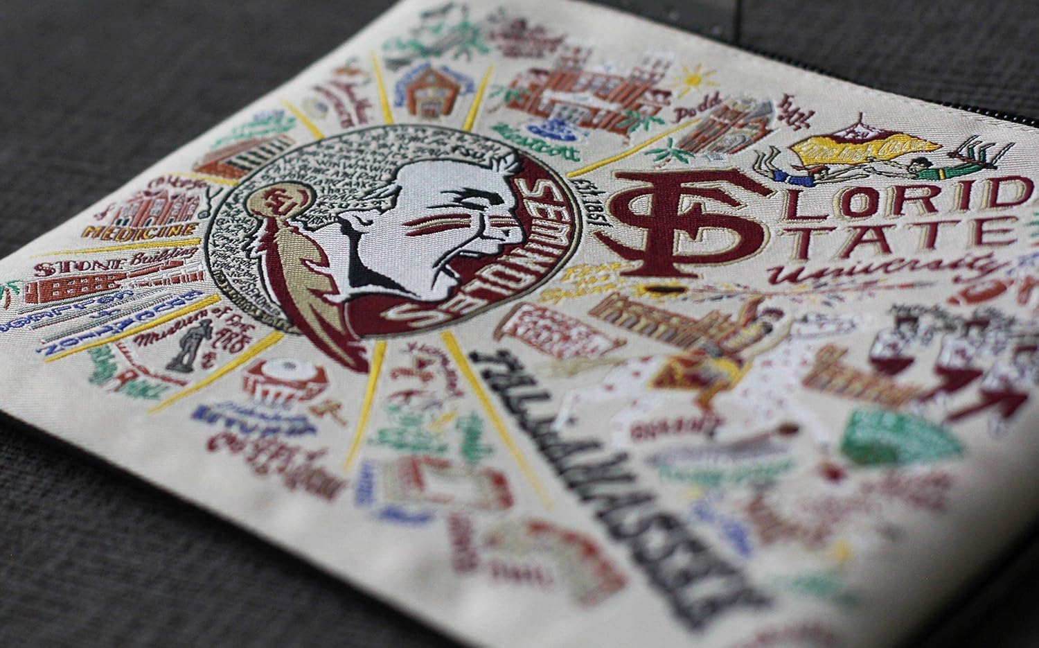 Catstudio Florida State University Zipper Pouch Purse | Holds Your Phone, Coins, Pencils, Makeup, Dog Treats, & Tech Tools - Image 4