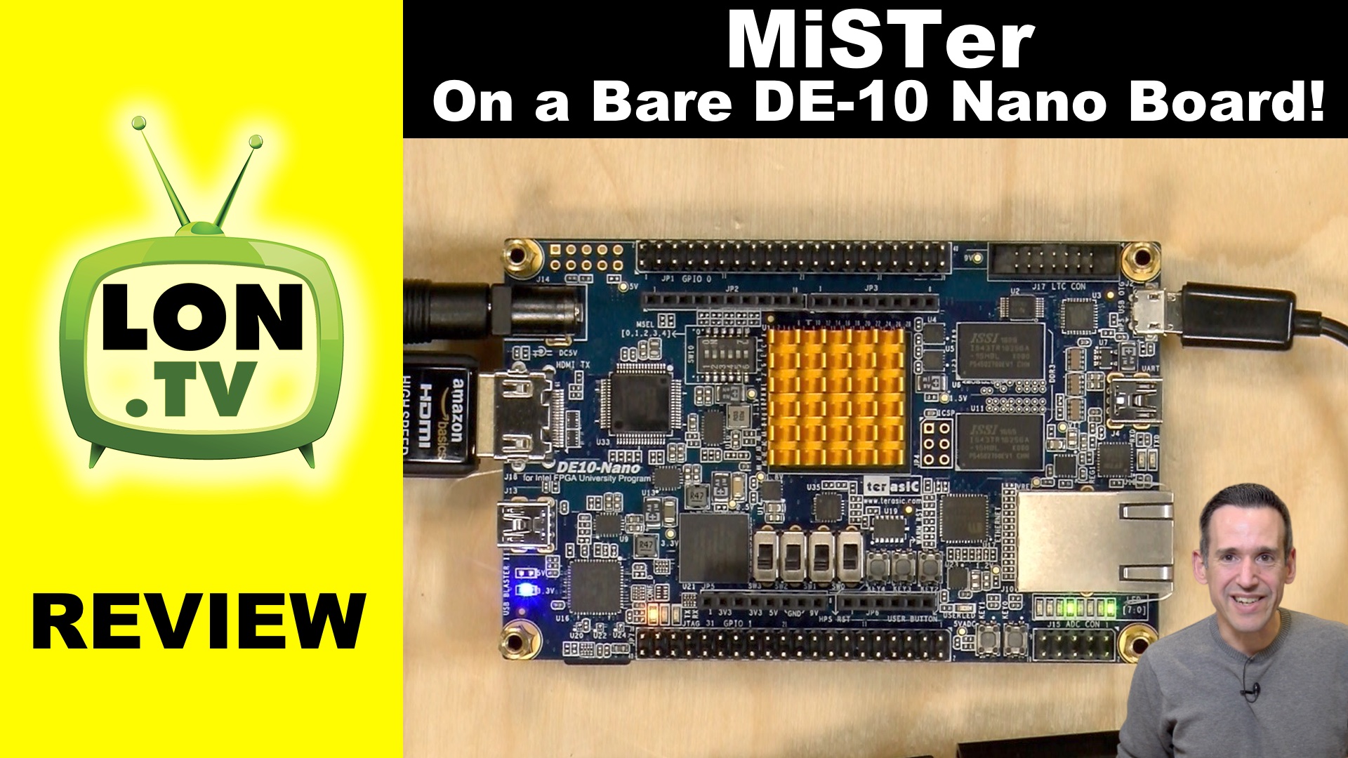 Watch MiSTer on a Bare DE-10 Nano - What can you run? on Amazon Live
