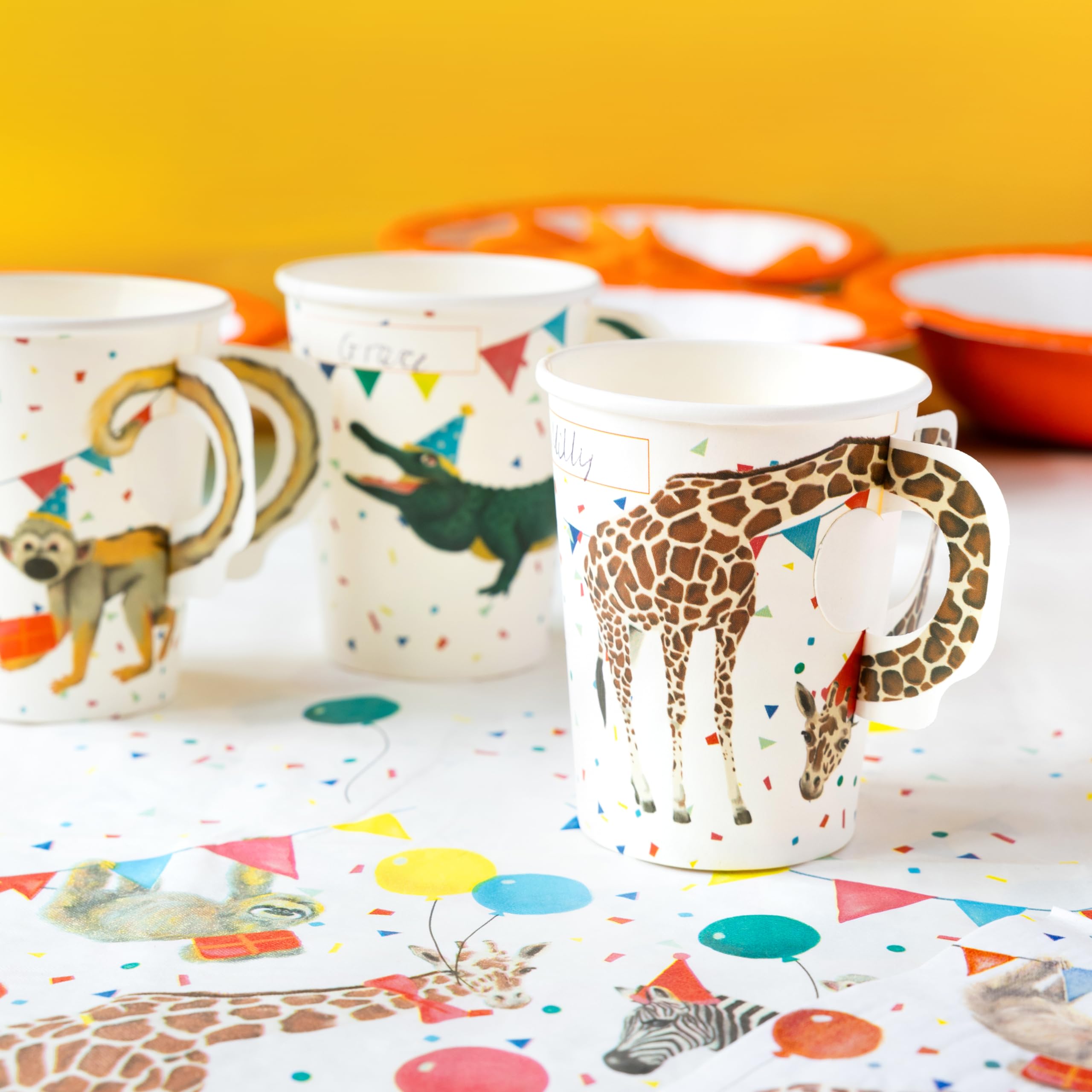 Talking Tables Pappteller Mit Tiermotiven – 23cm, 8 Stück