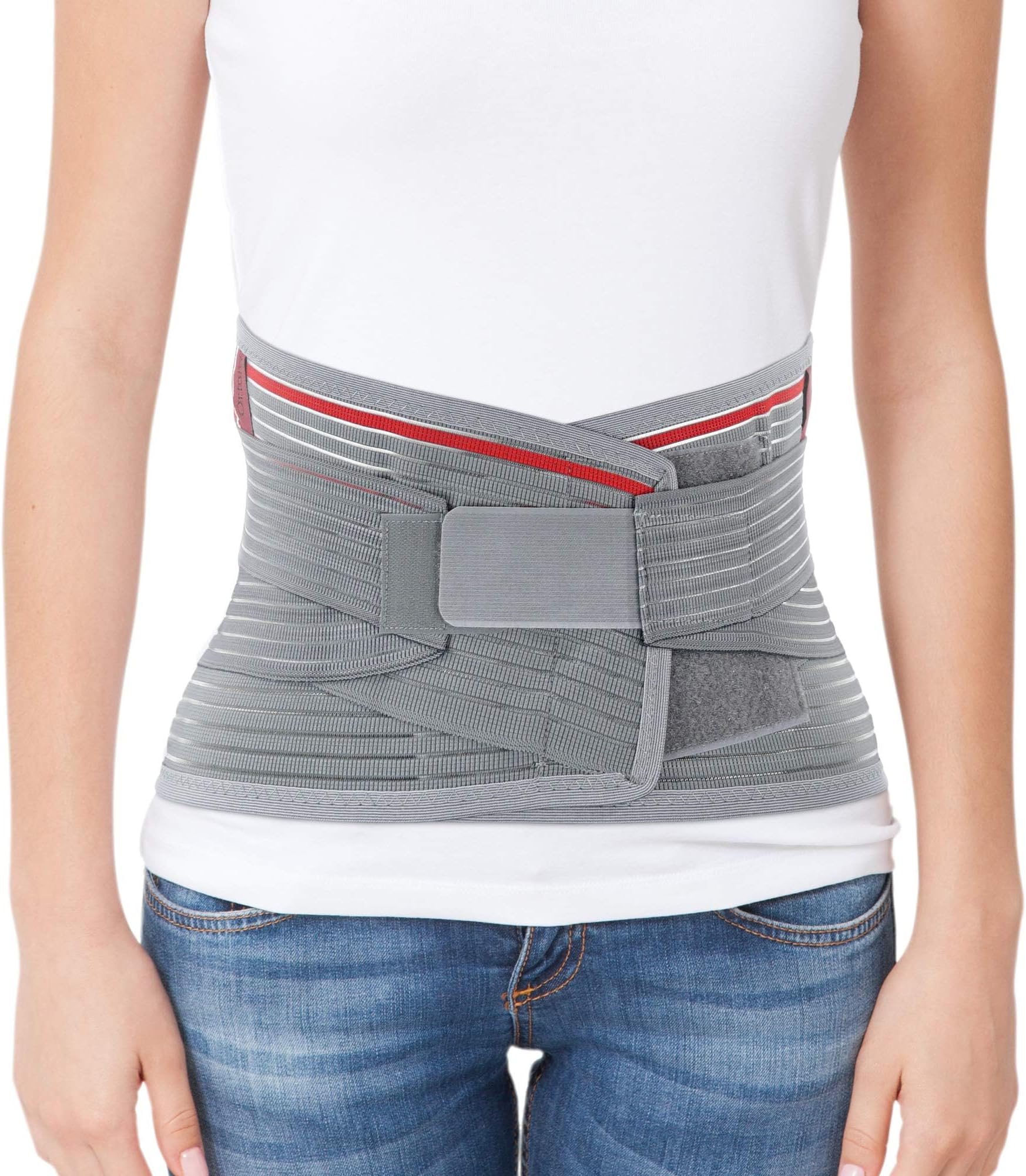 ORTONYX Back Brace With Lumbar Support Pad - Medical Grade Lumbosacral Belt for Men and Women - with Lumbar Pad, Lower Back Pain Relief, Herniated Disc, Sciatica, Degenerative Disc Disease