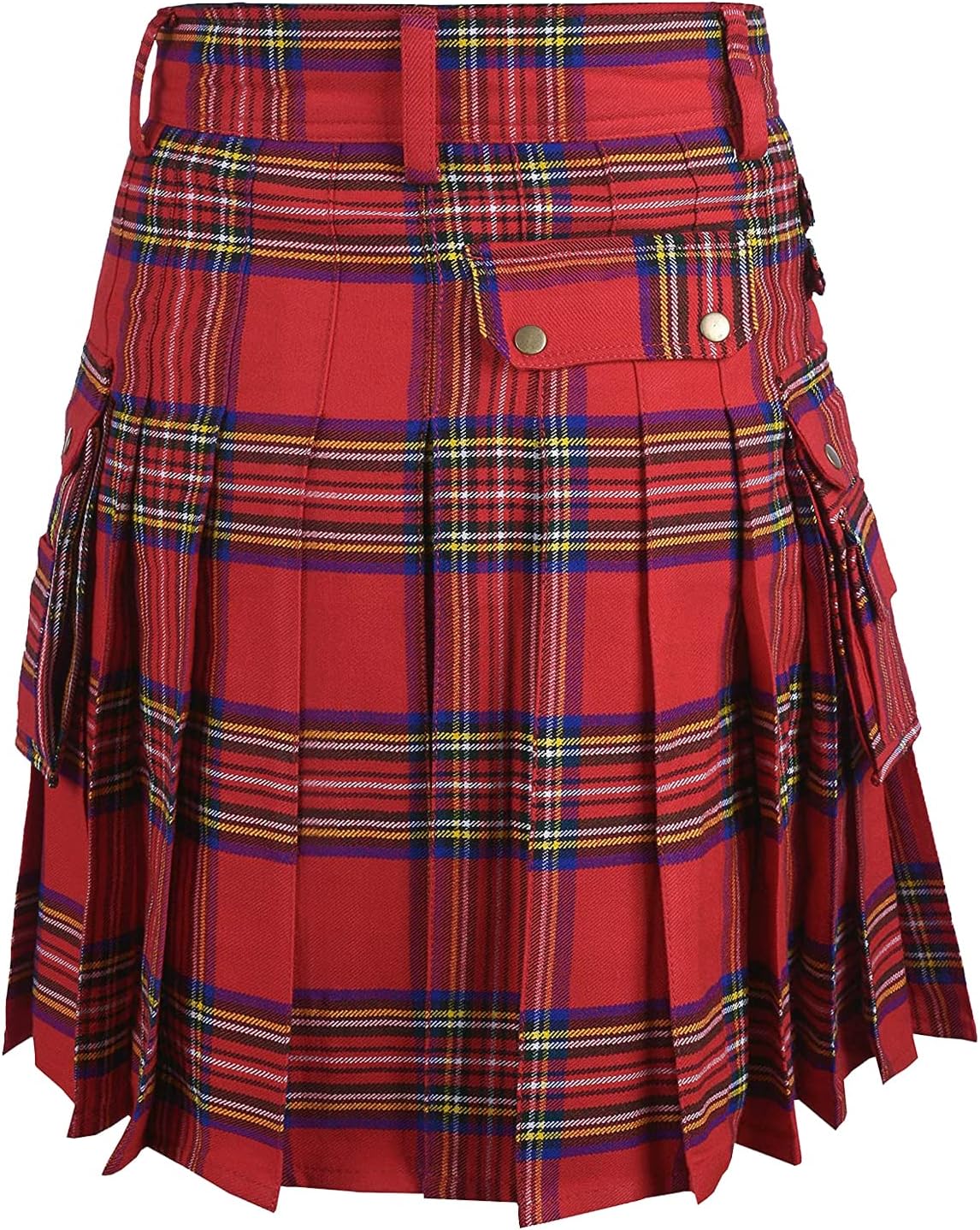 Royal Stewart Tartan Utility Kilt, kilt for men, Scottish kilt, checkered kilt, Hiking Kilt, Traditional Kilt