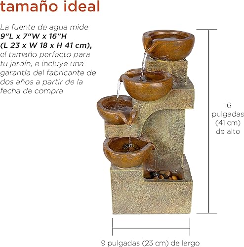 Miniatura 3 de Alpine fuente de cuencos de varios niveles